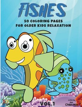 portada Fishes 50 Coloring Pages For Older Kids Relaxation Vol.1