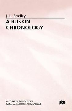 portada a ruskin chronology (en Inglés)