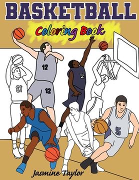 portada Basketball Coloring Book (en Inglés)