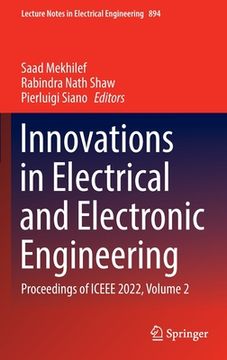 portada Innovations in Electrical and Electronic Engineering: Proceedings of Iceee 2022, Volume 2 (en Inglés)