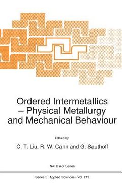 portada Ordered Intermetallics: Physical Metallurgy and Mechanical Behaviour (in English)