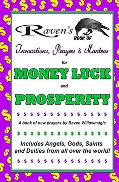 portada Raven's Book of Invocations, Prayers & Mantras for Money, Luck, and Prosperity (en Inglés)