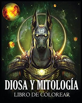 portada Diosa y Mitología Libro de Colorear