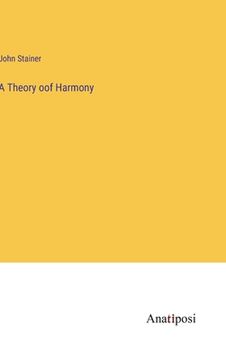 portada A Theory oof Harmony (in English)