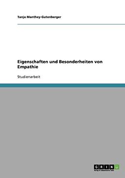 portada Eigenschaften und Besonderheiten von Empathie (German Edition)