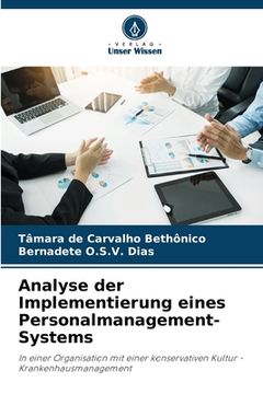 portada Analyse der Implementierung eines Personalmanagement-Systems (en Alemán)