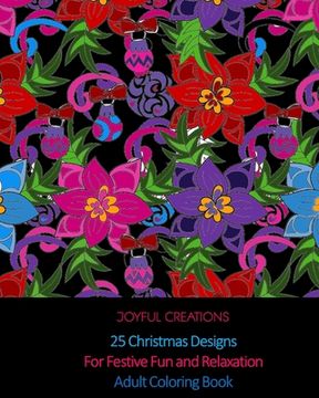 portada 25 Christmas Designs For Festive Fun and Relaxation: Adult Coloring Book (US Edition)