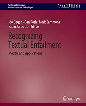 portada Recognizing Textual Entailment: Models and Applications (en Inglés)