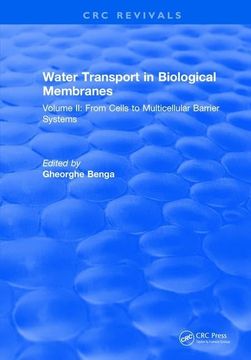 portada Water Transport and Biological Membranes: Volume 2 (en Inglés)