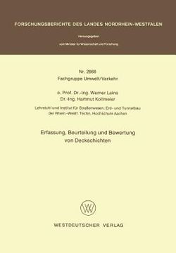 portada Erfassung, Beurteilung Und Bewertung Von Deckschichten (in German)