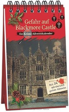 portada Gefahr auf Blackmore Castle: Ein Krimi-Adventskalender mit 24 Möderisch Guten Rätseln (Inspector Morrissey Ermittelt) (en Alemán)
