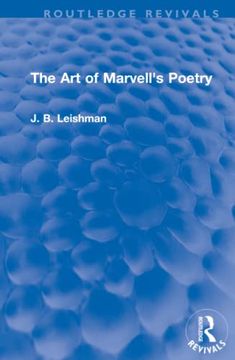 portada The art of Marvell's Poetry (Routledge Revivals) 