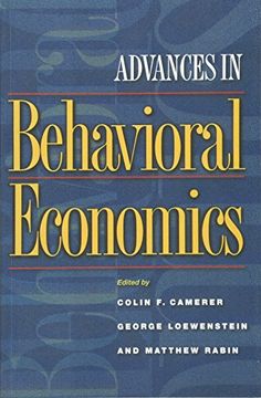 portada Advances in Behavioral Economics (The Roundtable Series in Behavioral Economics) (in English)