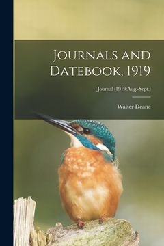 portada Journals and Datebook, 1919; Journal (1919: Aug.-Sept.) (en Inglés)