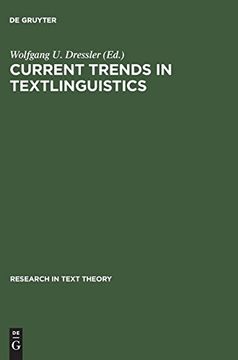 portada Current Trends in Textlinguistics (en Inglés)