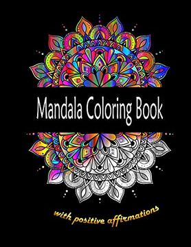 portada Mandala Coloring Book With Positive Affirmations (in English)