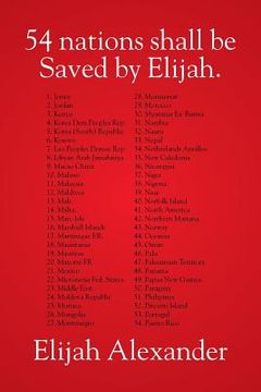 portada 54 Nations Shall Be Saved by Elijah (en Inglés)