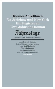 portada Kleines Adressbuch für Jerichow und new York (en Alemán)