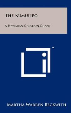 portada the kumulipo: a hawaiian creation chant (in English)