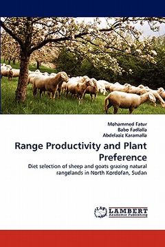 portada range productivity and plant preference (en Inglés)