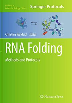 portada Rna Folding: Methods and Protocols (Methods in Molecular Biology, 1086) (en Inglés)