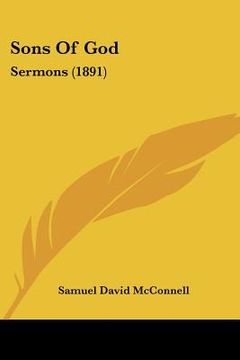portada sons of god: sermons (1891) (en Inglés)