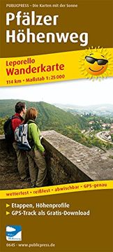 portada Pfälzer Höhenweg 1: 25 000 Wanderkarte (en Alemán)