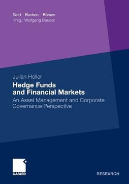 portada hedge funds and financial markets (en Inglés)