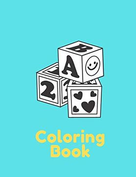 portada Coloring Book: High-Quality Black&White Alphabet Coloring Book for Kids. Toddler abc Coloring Book 