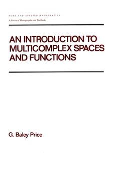 portada an introduction to multicomplex spaces and functions (en Inglés)
