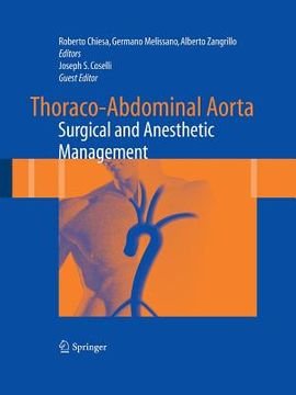 portada Thoraco-Abdominal Aorta: Surgical and Anesthetic Management (en Inglés)