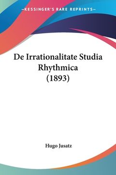 portada De Irrationalitate Studia Rhythmica (1893) (en Latin)