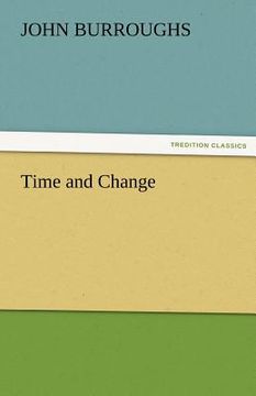 portada time and change (en Inglés)