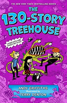 portada The 130-Story Treehouse: Laser Eyes and Annoying Flies (The Treehouse Books, 10) (en Inglés)