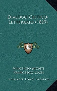 portada Dialogo Critico-Letterario (1829) (in Italian)