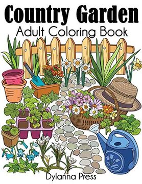 portada Country Garden Adult Coloring Book