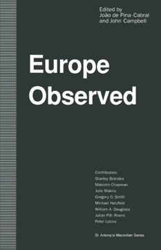 portada Europe Observed (St Antony's Series)
