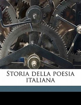 portada Storia Della Poesia Italiana (en Italiano)