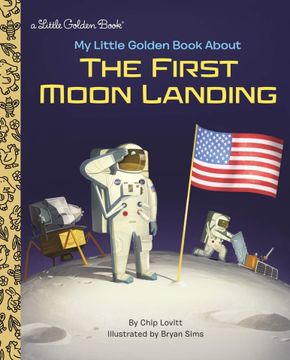 portada My Little Golden Book About the First Moon Landing (in English)