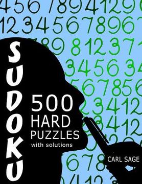 portada Sudoku 500 Hard Puzzles With Solutions (en Inglés)