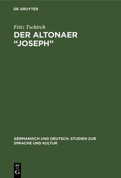 portada Der Altonaer¿ Joseph¿ (en Alemán)