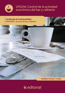 portada Control de la Actividad Económica en el bar y Cafetería. Hotr0508 - Servicios de bar y Cafetería (in Spanish)