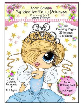 portada Sherri Baldy My Besties Fairy Princess Coloring Book 