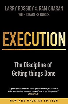 portada Execution: The Discipline of Getting Things Done (in English)