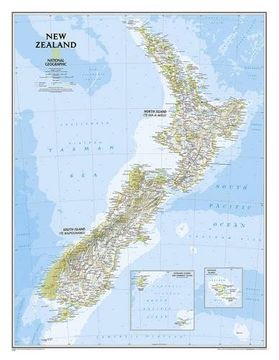 portada New Zealand Classic [Tubed] (National Geographic Reference Map) (en Inglés)