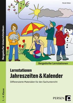 portada Lernstationen Jahreszeiten & Kalender (en Alemán)