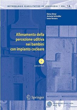 portada Allenamento Della Percezione Uditiva Nei Bambini Con Impianto Cocleare [With CDROM] (en Italiano)