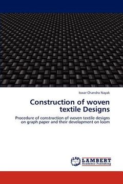 portada construction of woven textile designs (en Inglés)