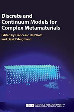 portada Discrete and Continuum Models for Complex Metamaterials (en Inglés)