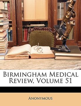 portada birmingham medical review, volume 51 (in English)